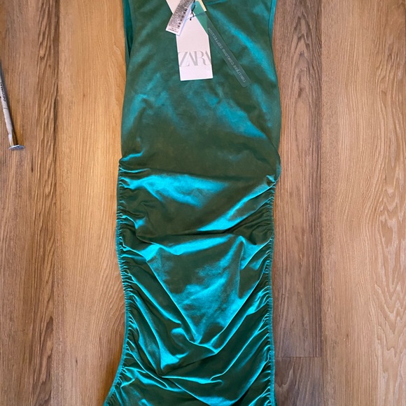 Zara Dresses & Skirts - Zara Teal Dress with Tags